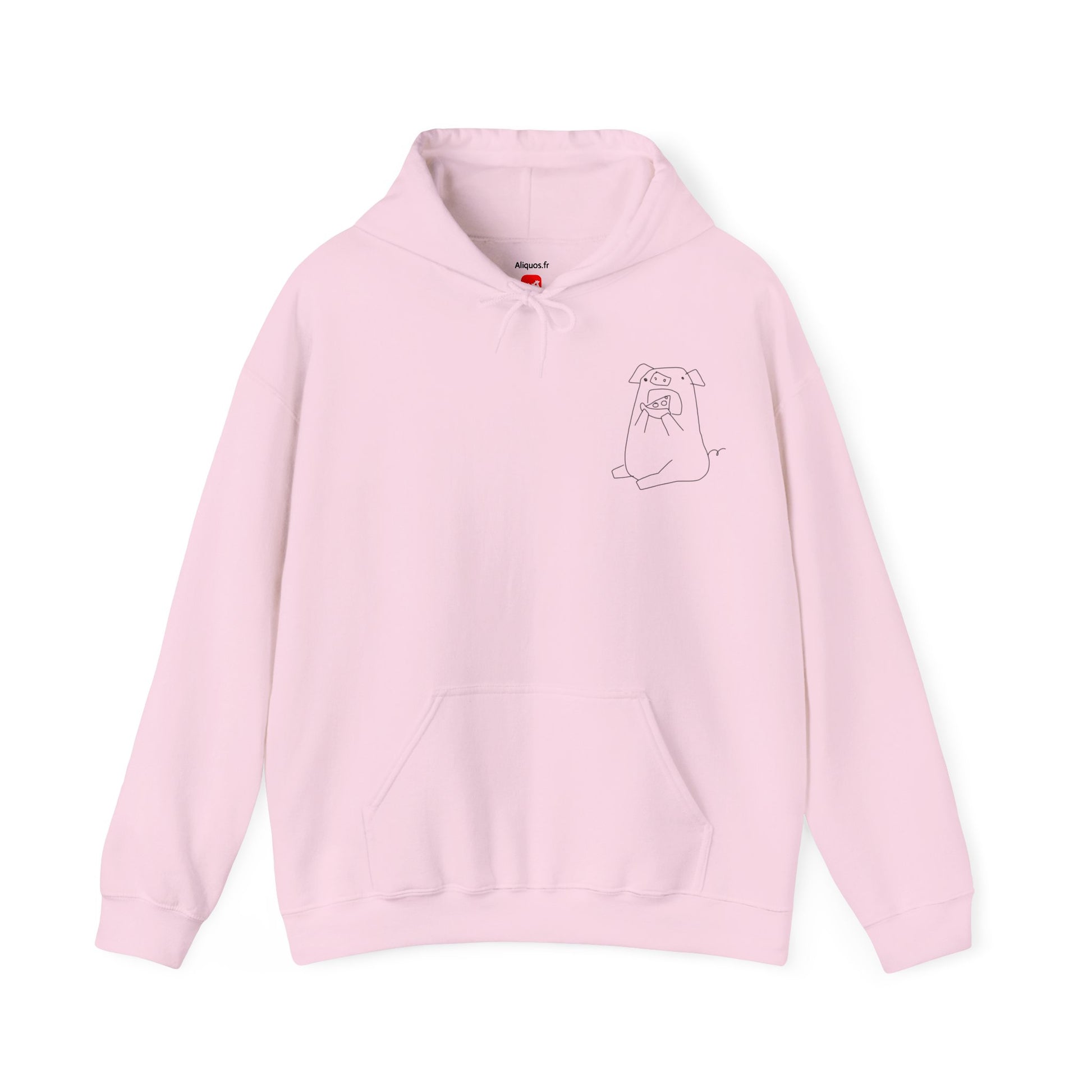 Pizza Piggy Unisex Hooded Sweatshirt - ALIQUOS