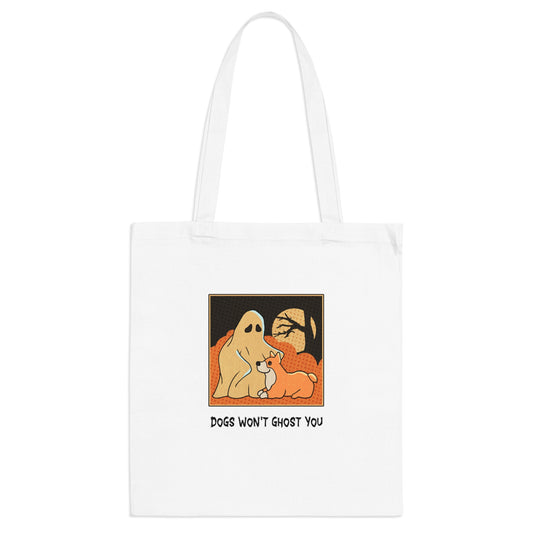 Tote Bag - 'Dogs Won't Ghost You' - ALIQUOS