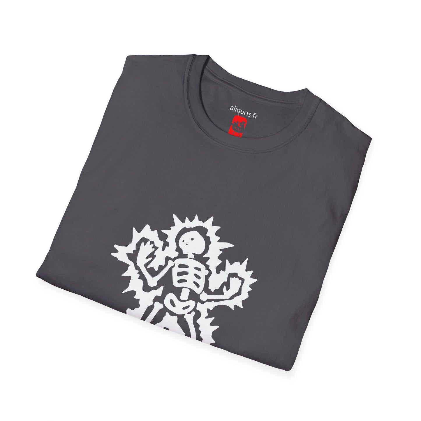 Unisex Tee - Halloween Skeleton 'Game Over' Design - ALIQUOS