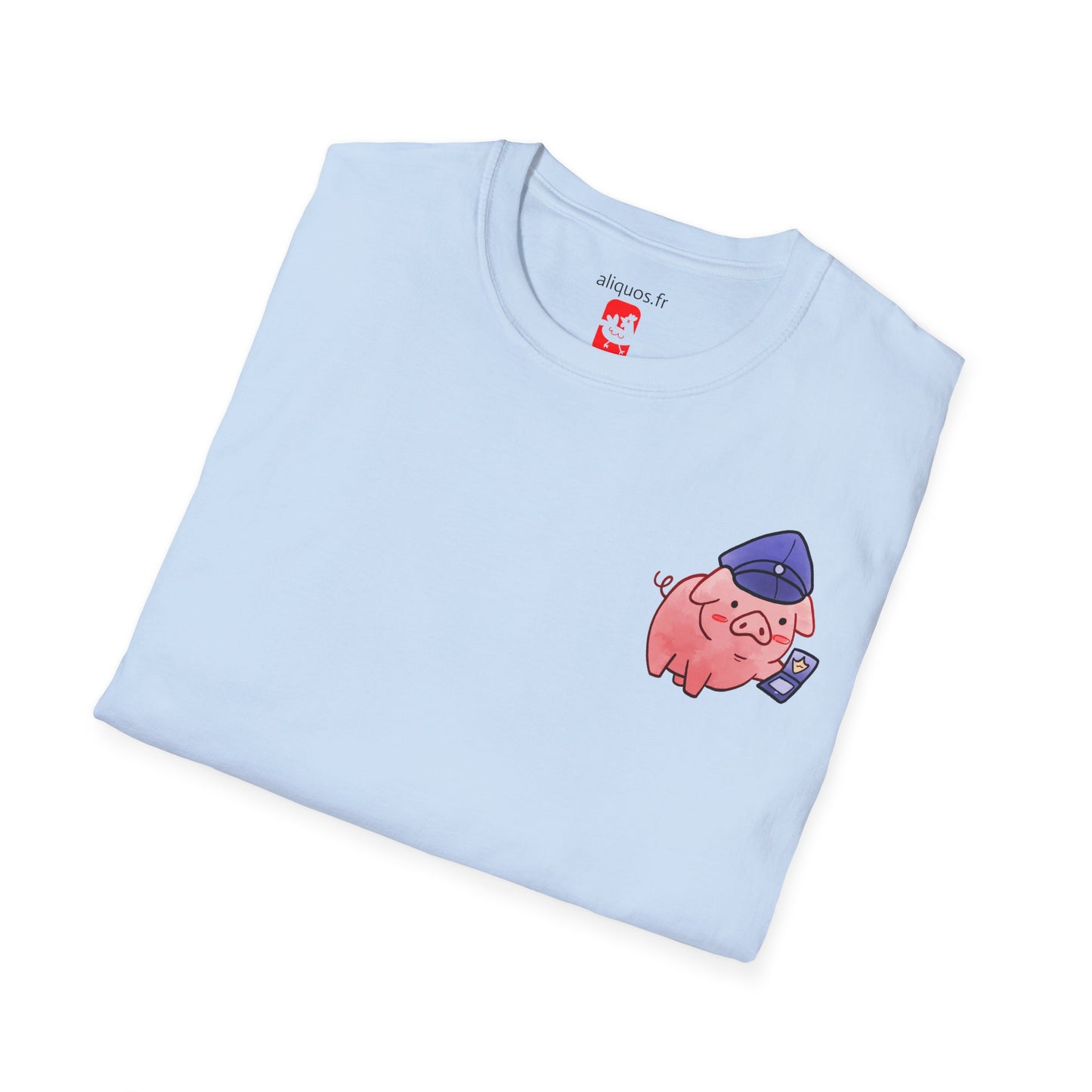 Unisex T-Shirt - Officer Piggy -  Aliquos