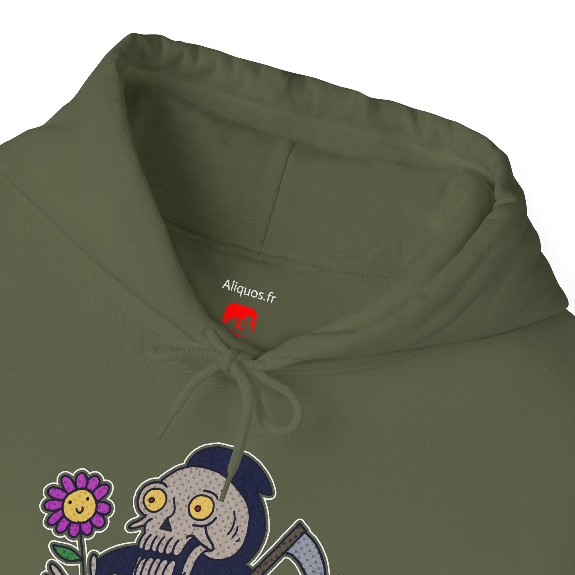 Unisex Hooded Sweatshirt -  Kill 'Em With Kindness Design - ALIQUOS