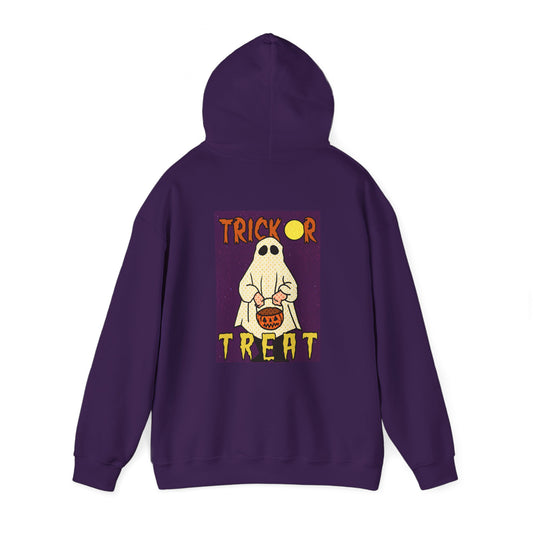 Sweat à capuche unisexe - Motif « Trick or Treat Ghost » 
