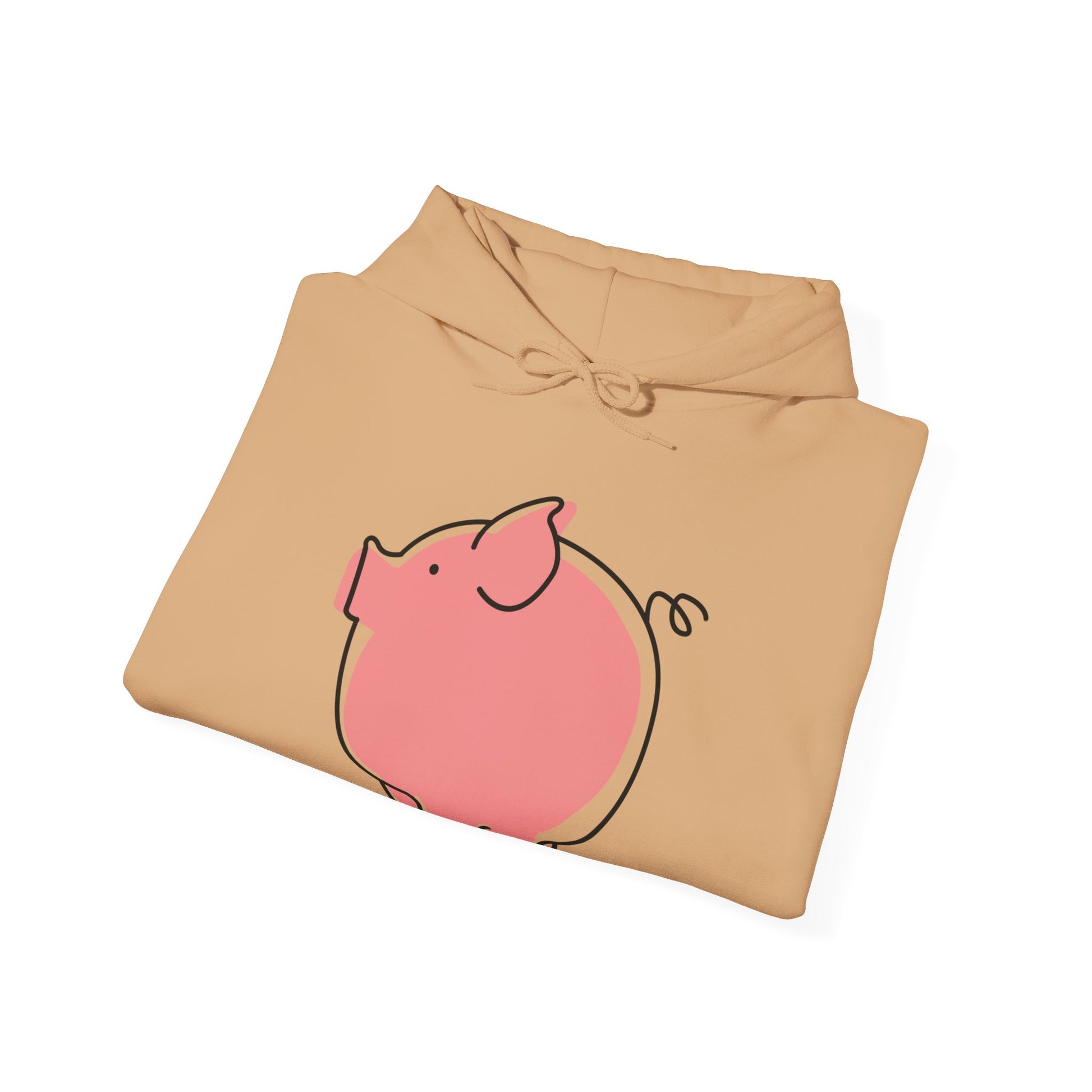 Pudgy Piggy Unisex Hooded Sweatshirt - ALIQUOS