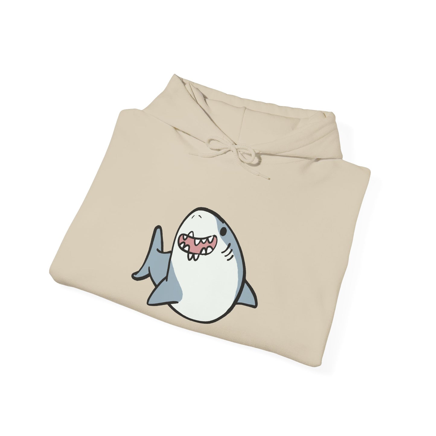 Sweat à capuche unisexe - Happy Shark - Aliquos 