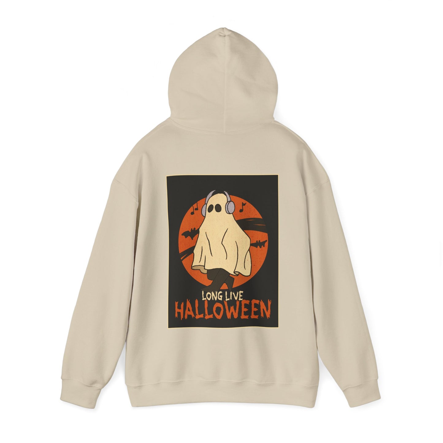 Sweat à capuche unisexe - Motif « Fantôme musical » 