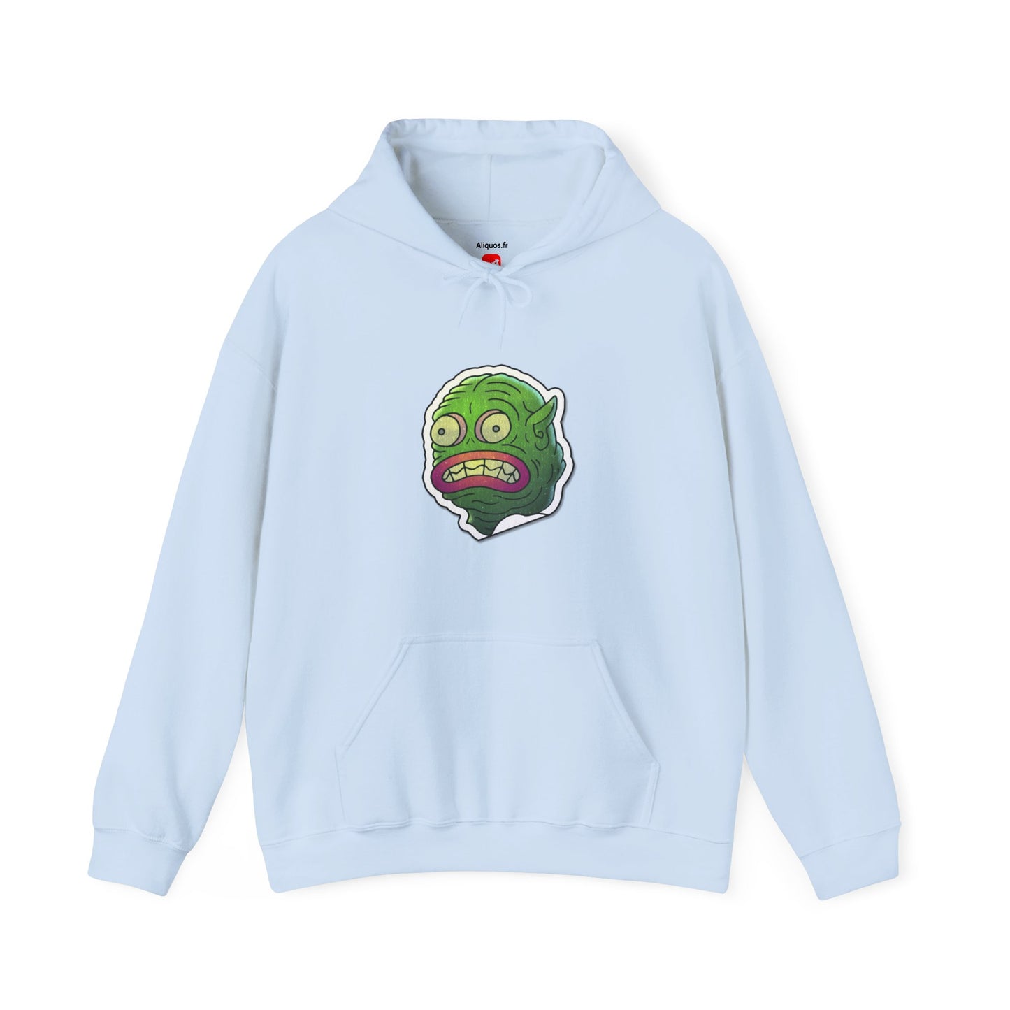 Unisex Hooded Sweatshirt - Water Monster Design - ALIQUOS