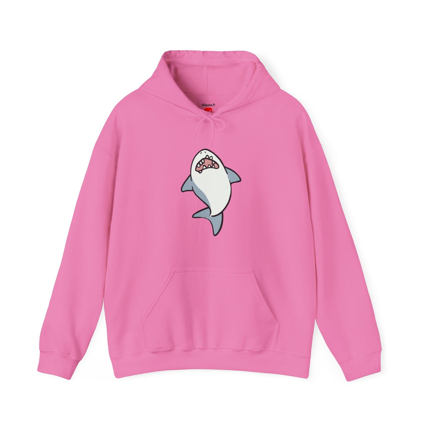 Sweat à capuche unisexe - Requin hurlant - Aliquos 