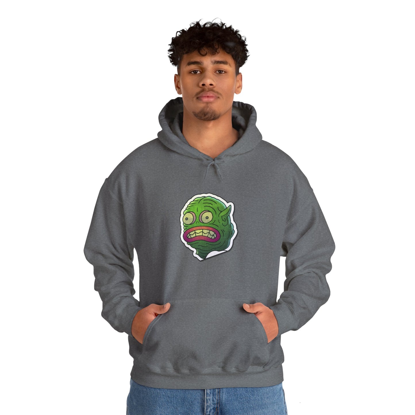 Unisex Hooded Sweatshirt - Water Monster Design - ALIQUOS