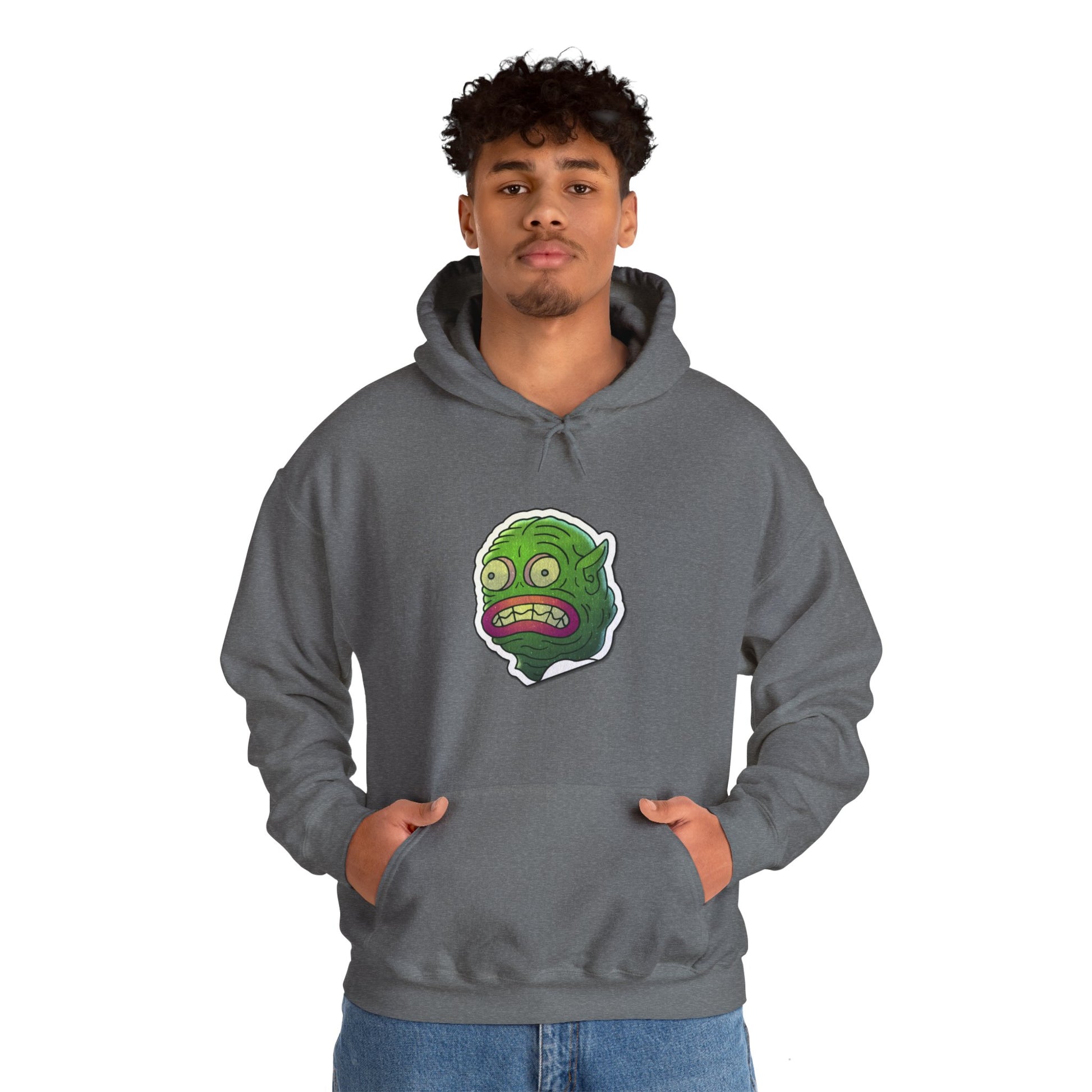 Unisex Hooded Sweatshirt - Water Monster Design - ALIQUOS