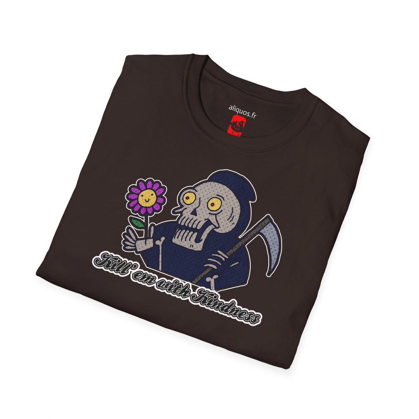 Unisex Tee - Kill Them With Kindness Design - ALIQUOS