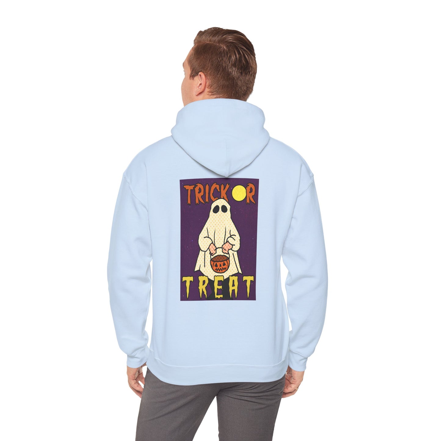 Sweat à capuche unisexe - Motif « Trick or Treat Ghost » 