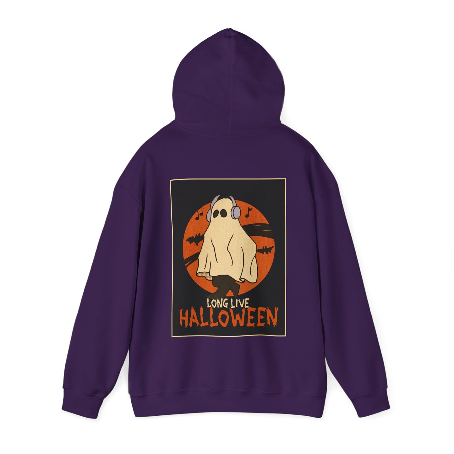 Sweat à capuche unisexe - Motif « Fantôme musical » 
