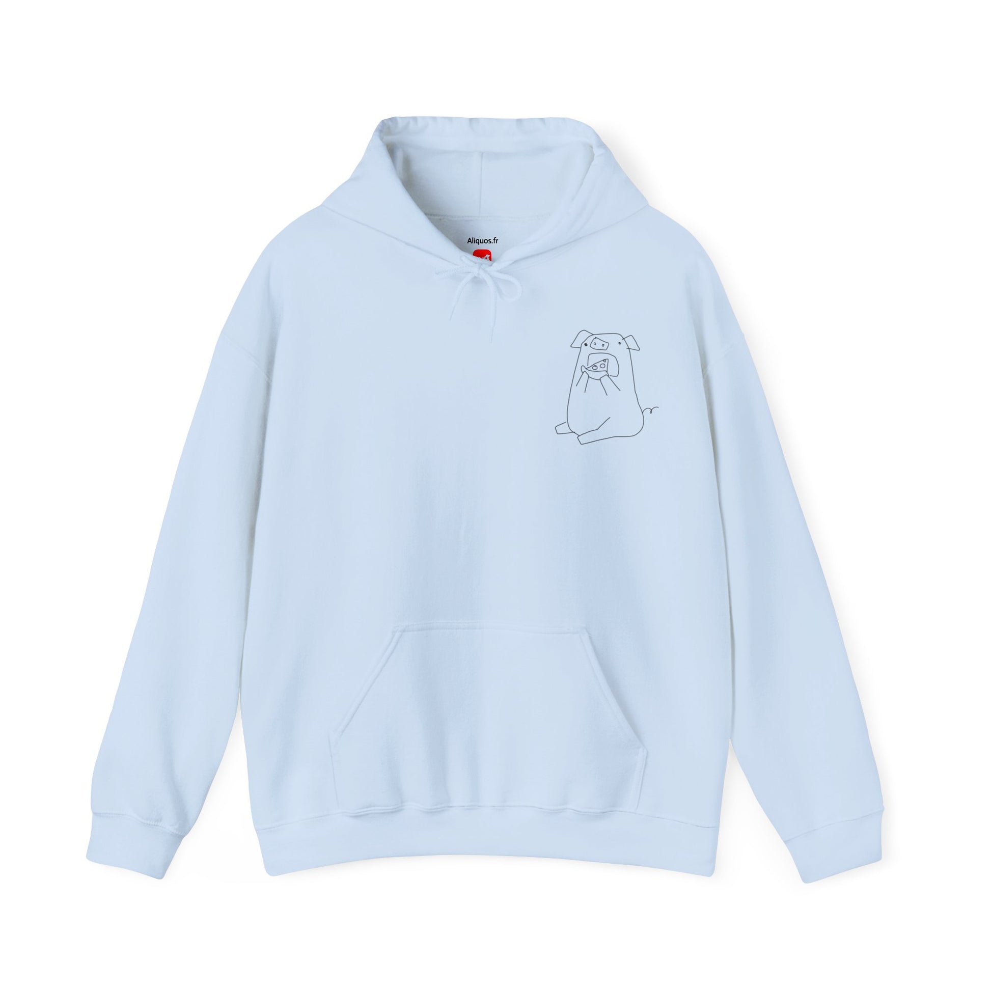 Pizza Piggy Unisex Hooded Sweatshirt - ALIQUOS