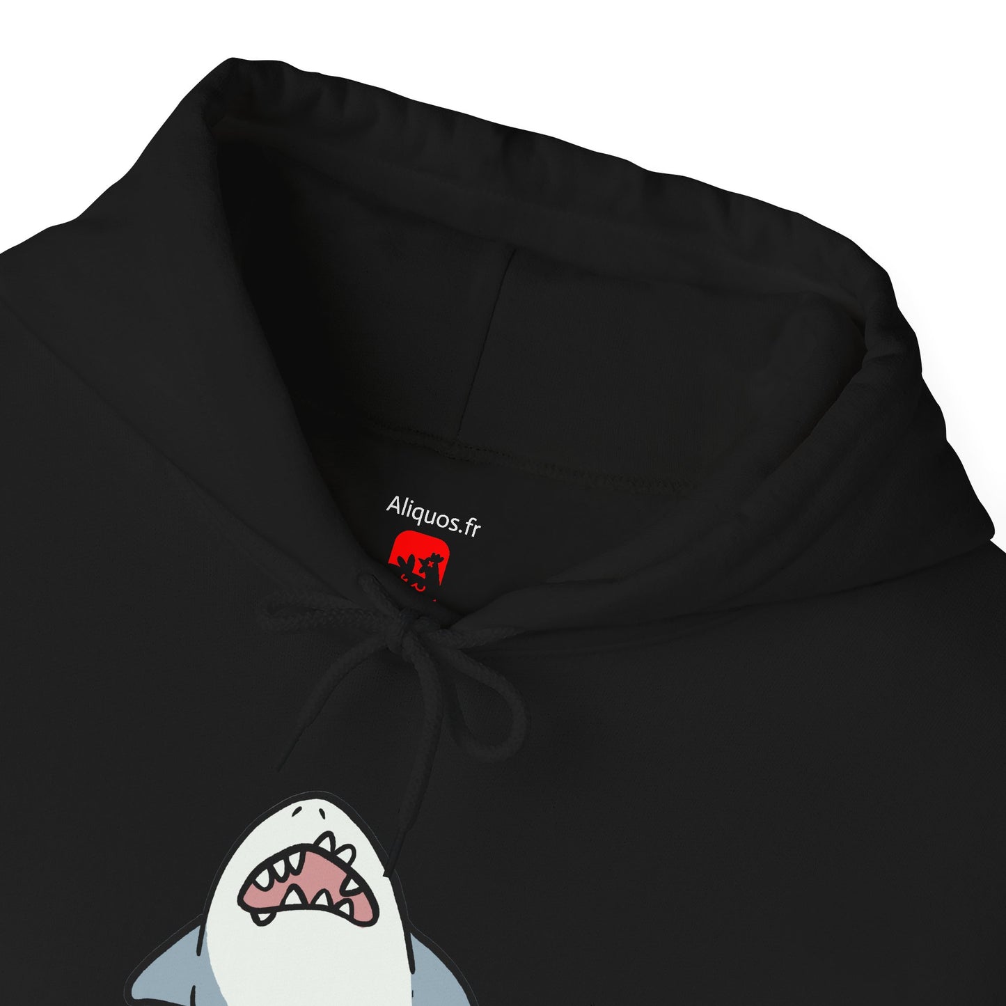 Sweat à capuche unisexe - Requin hurlant - Aliquos 