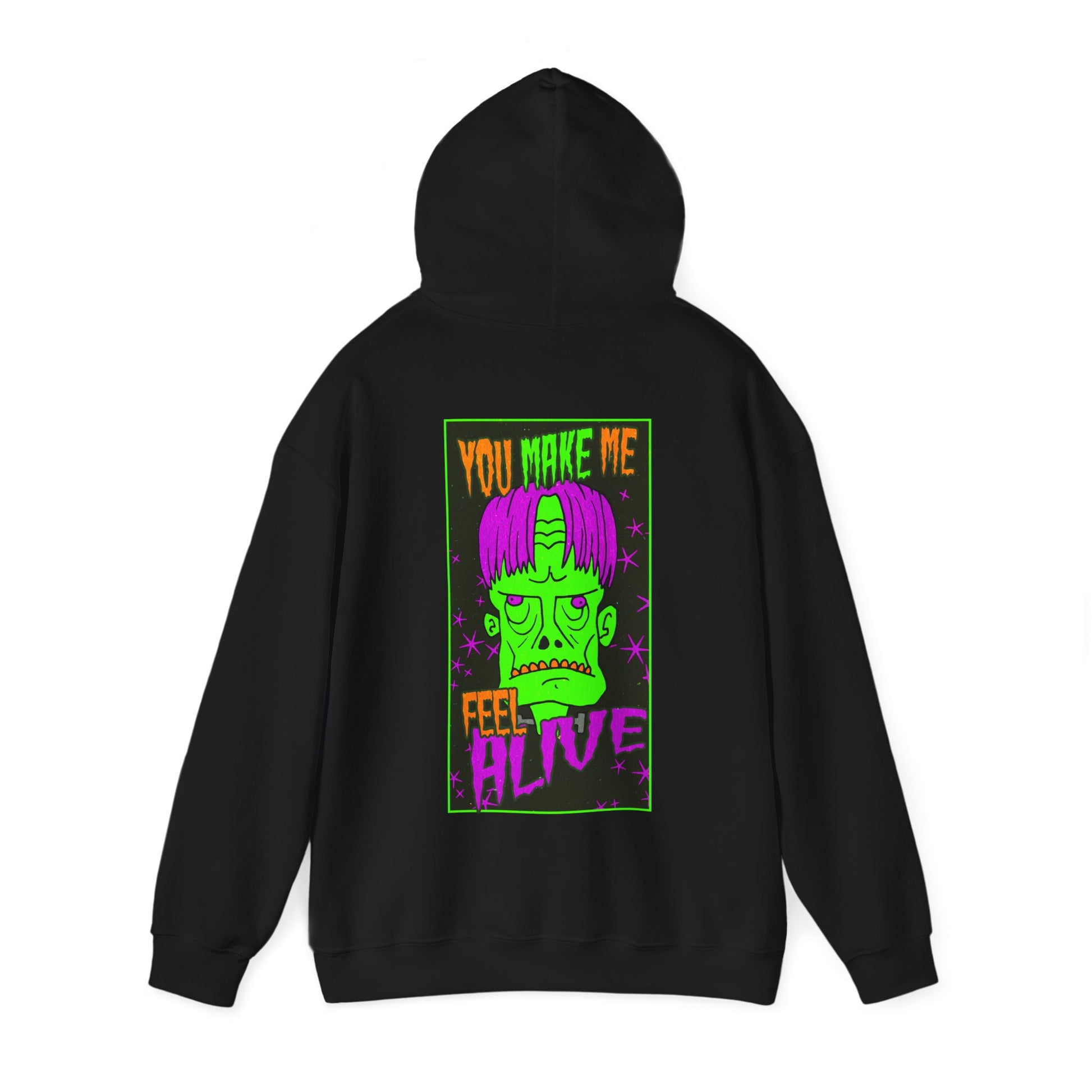 Unisex Hooded Sweatshirt - Frankenstein Monster Design - ALIQUOS
