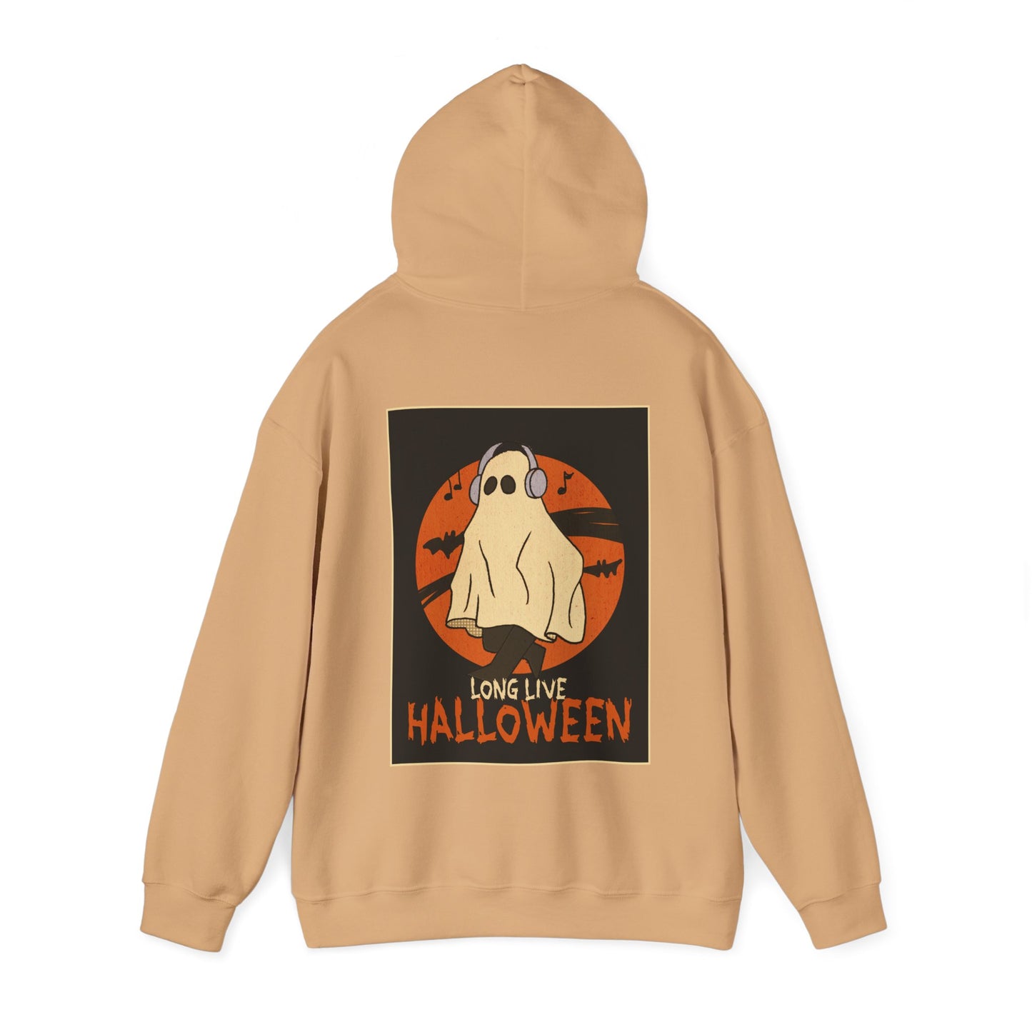 Sweat à capuche unisexe - Motif « Fantôme musical » 