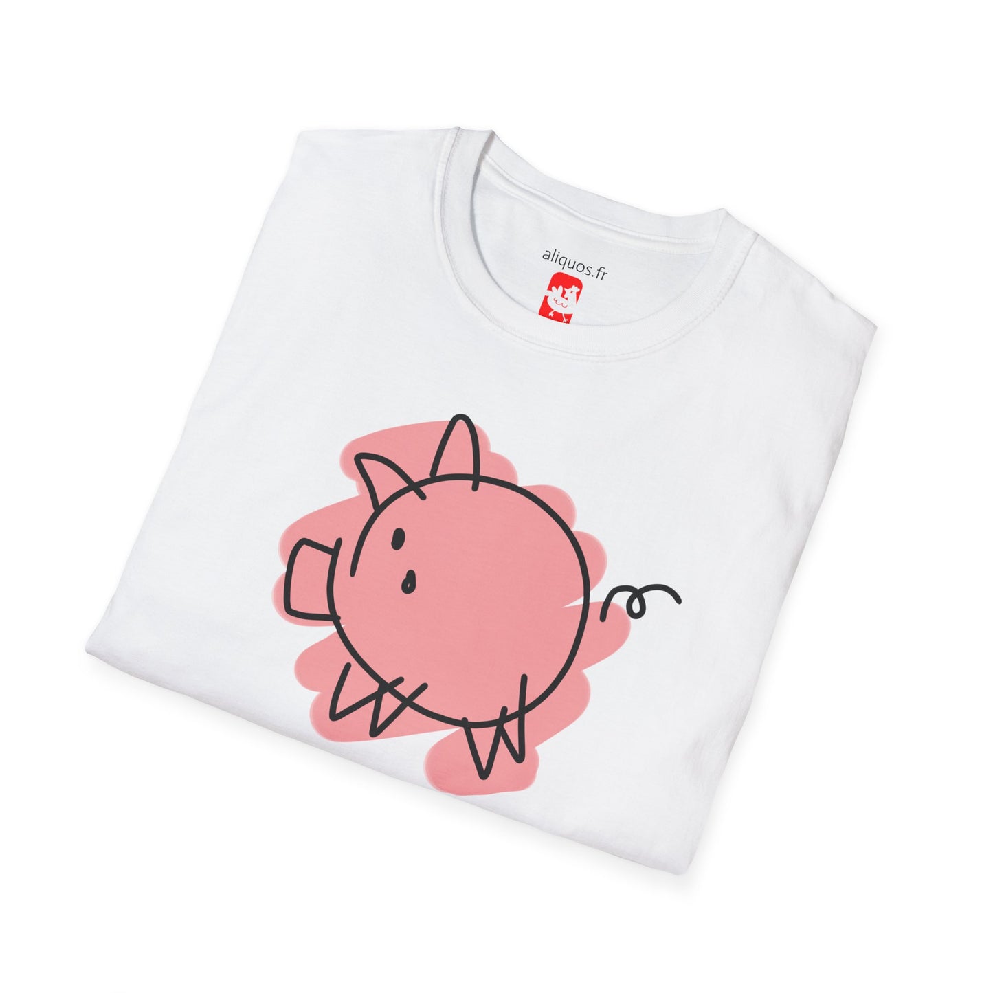 Unisex T-Shirt - Circle Piggy -  Aliquos