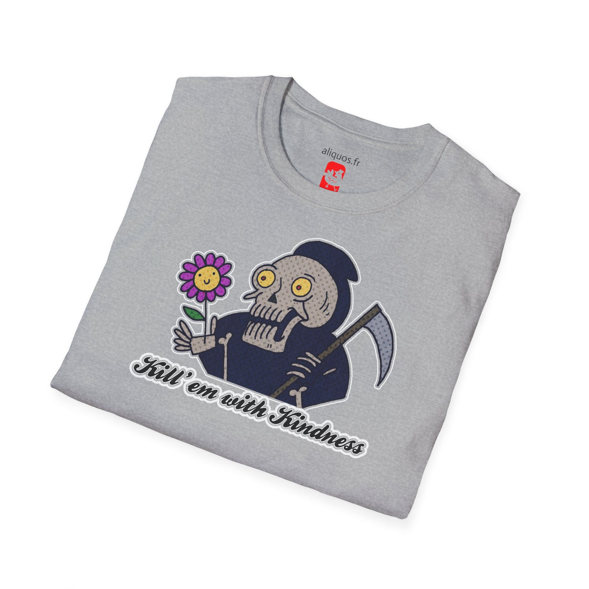 Unisex Tee - Kill Them With Kindness Design - ALIQUOS