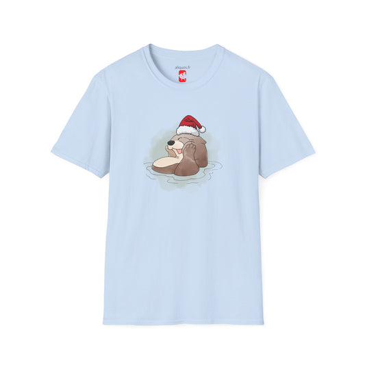 Unisex T-Shirt - Christmas Otter 7
