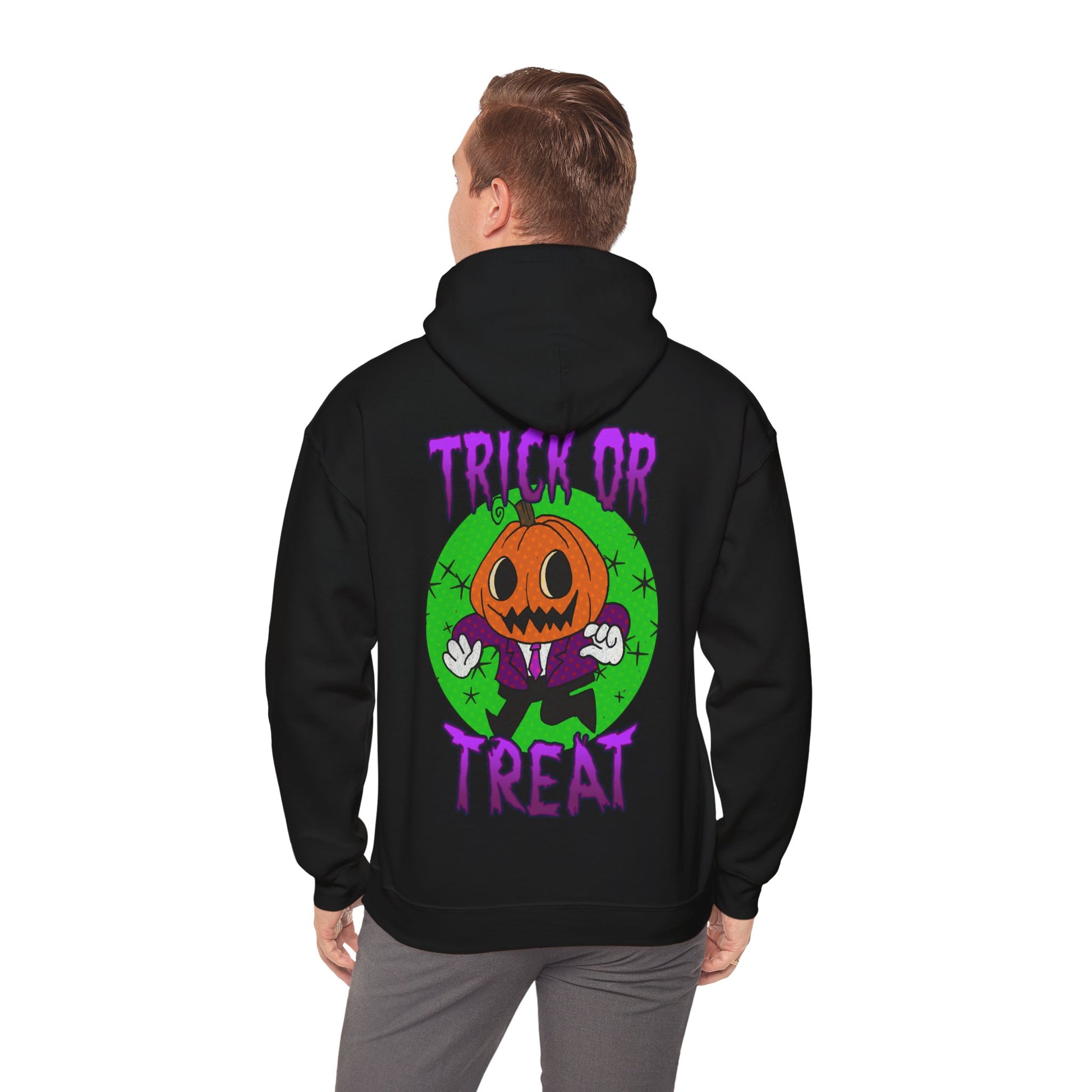 Unisex Hooded Sweatshirt -  Halloween Jack O' Lantern - ALIQUOS