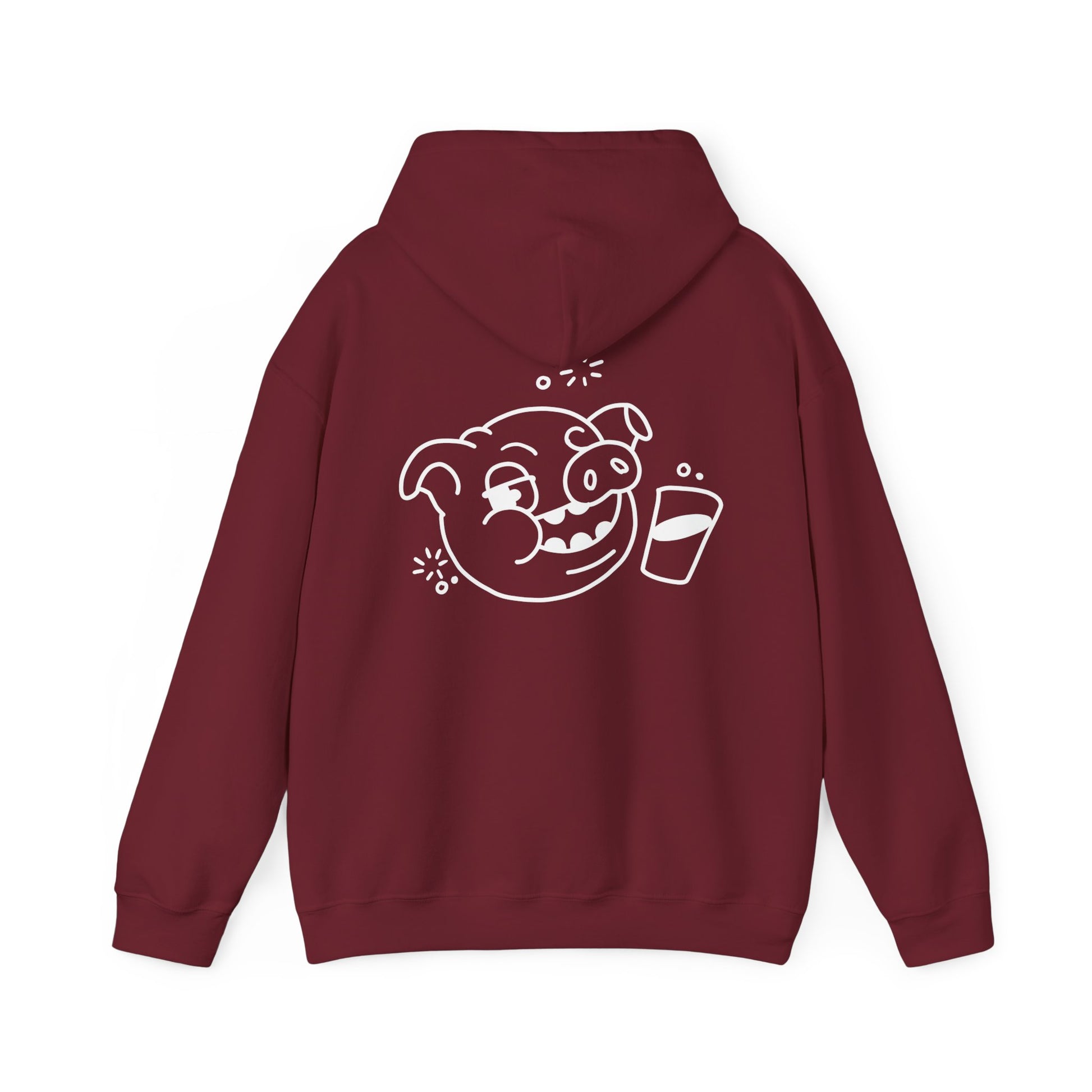 Drunken Piggy Unisex Hooded Sweatshirt - ALIQUOS