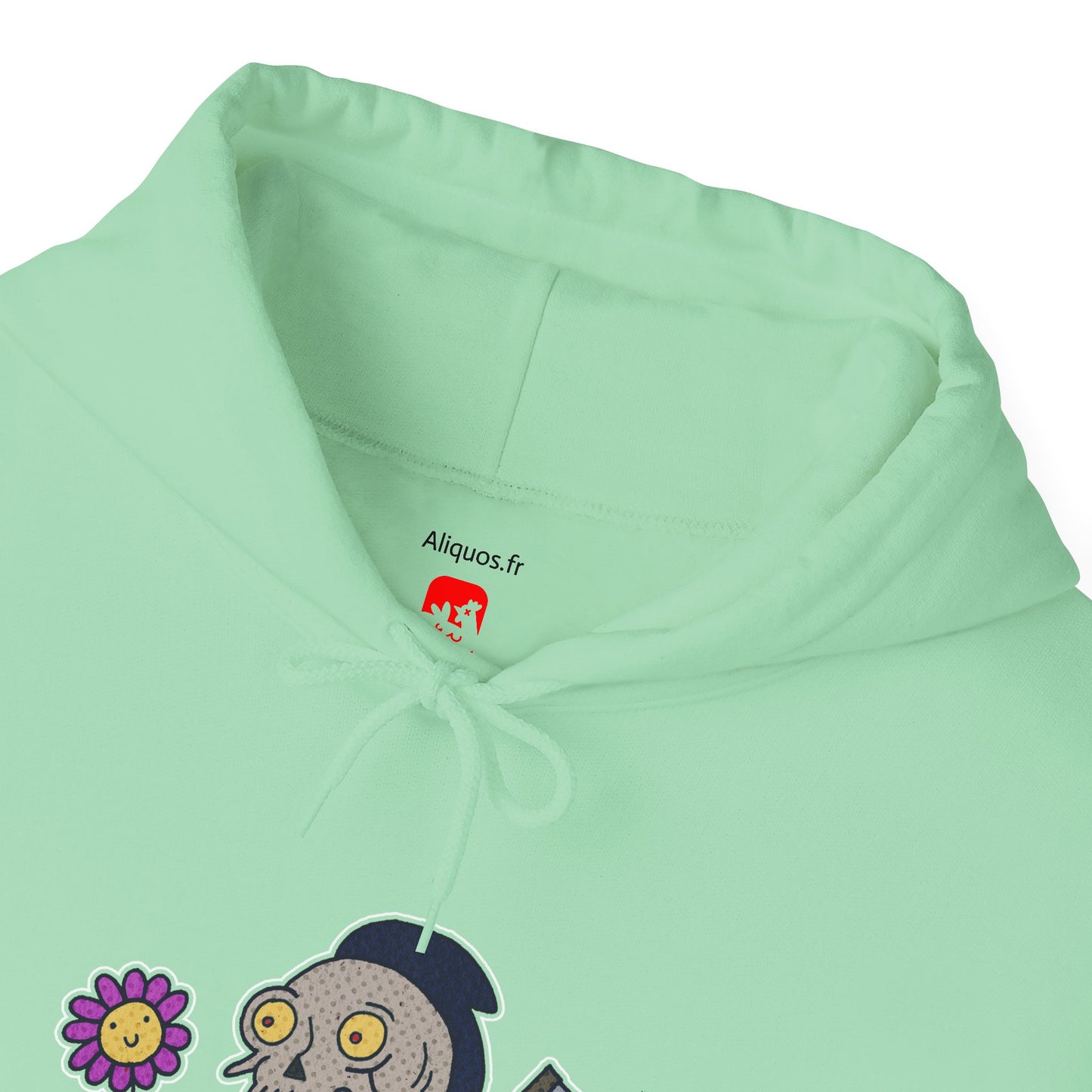 Unisex Hooded Sweatshirt -  Kill 'Em With Kindness Design - ALIQUOS