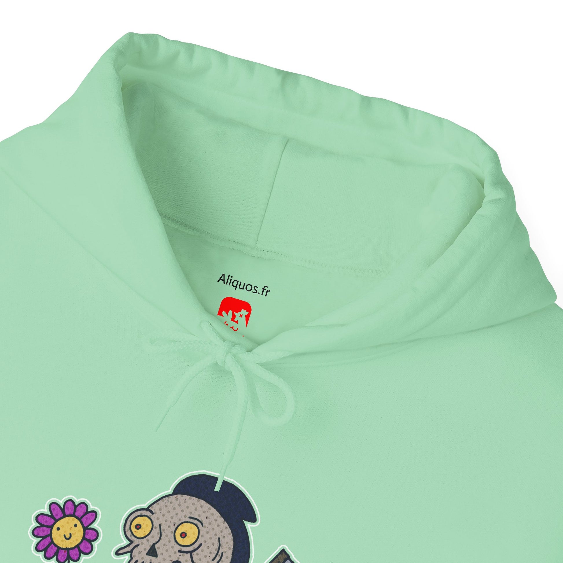 Unisex Hooded Sweatshirt -  Kill 'Em With Kindness Design - ALIQUOS