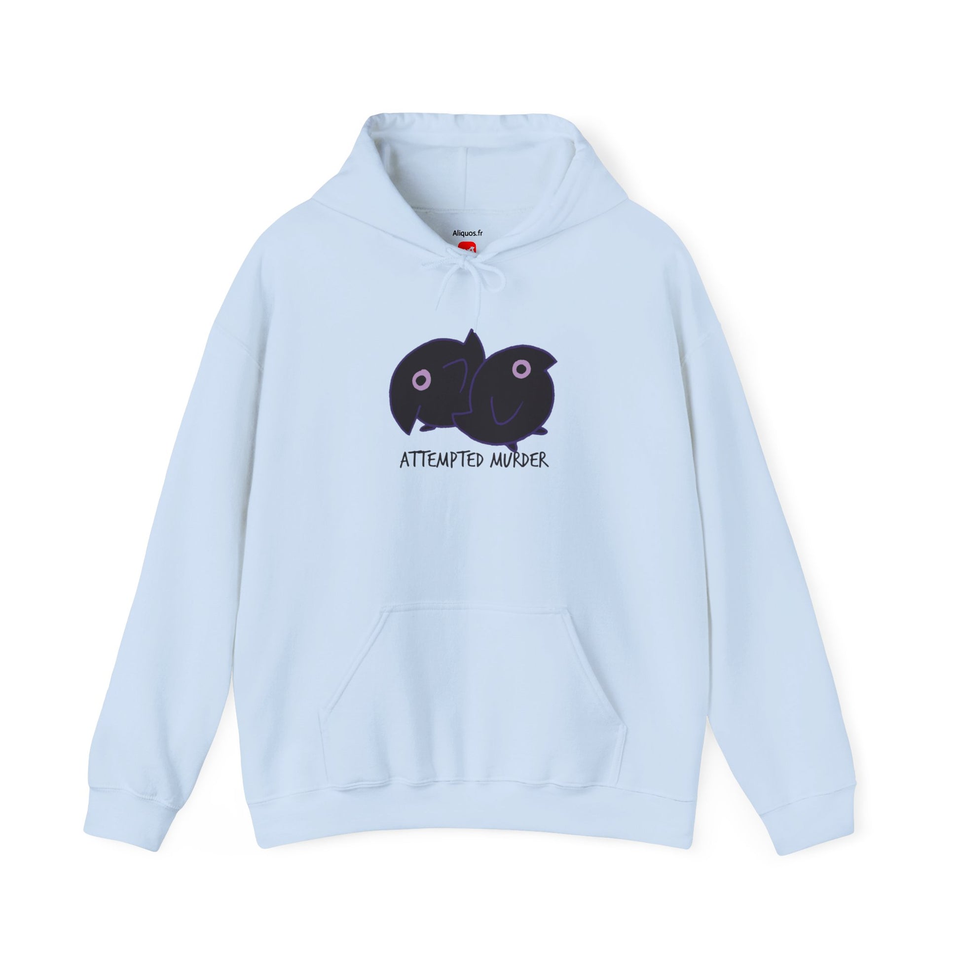 Unisex Hooded Sweatshirt -  Attempted Murder Design - ALIQUOS