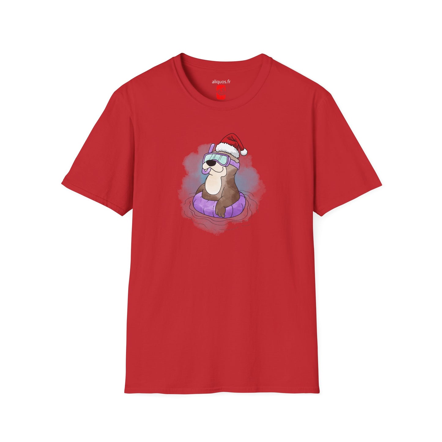 Unisex T-Shirt - Christmas Otter 4