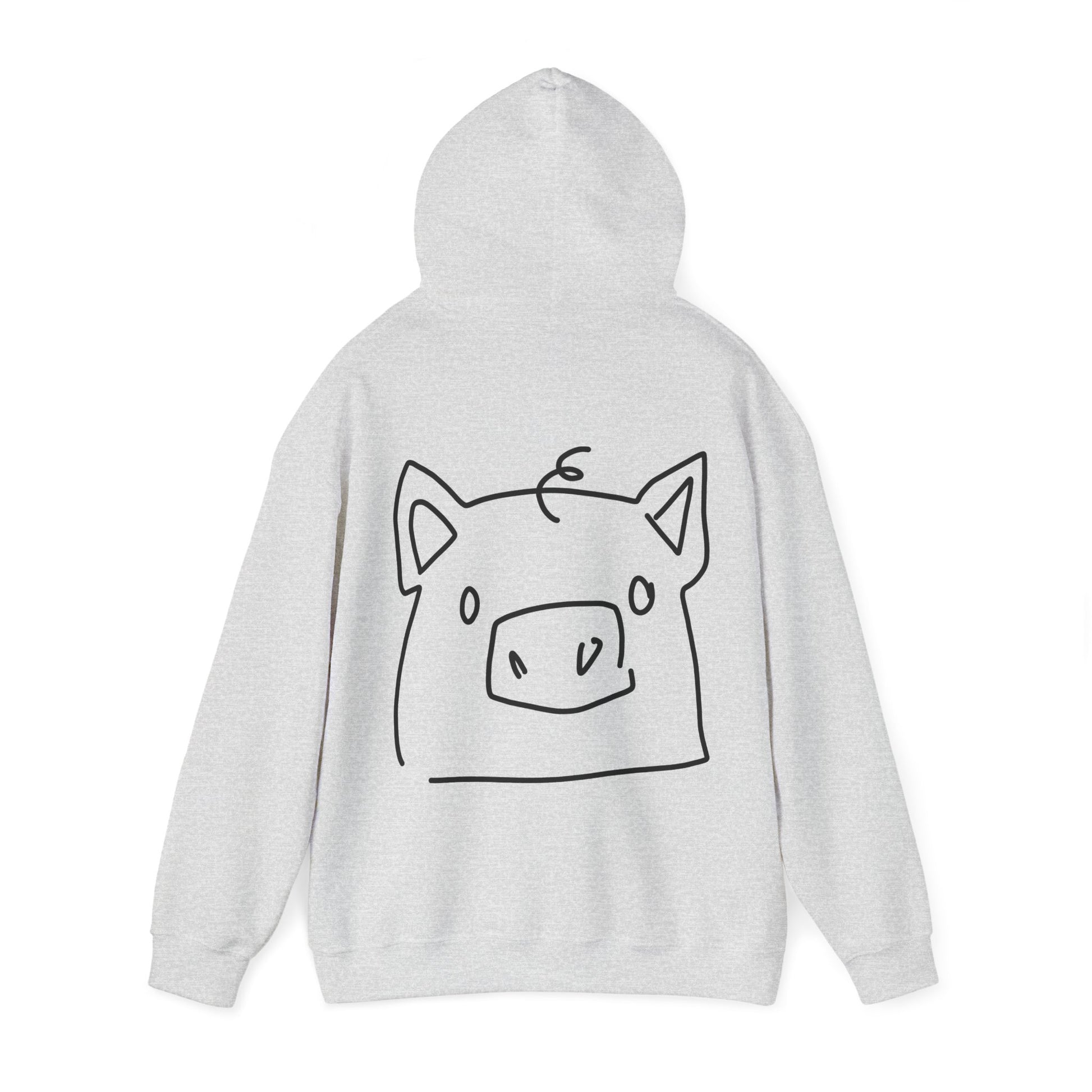 Piggy Face Unisex Hooded Sweatshirt - ALIQUOS