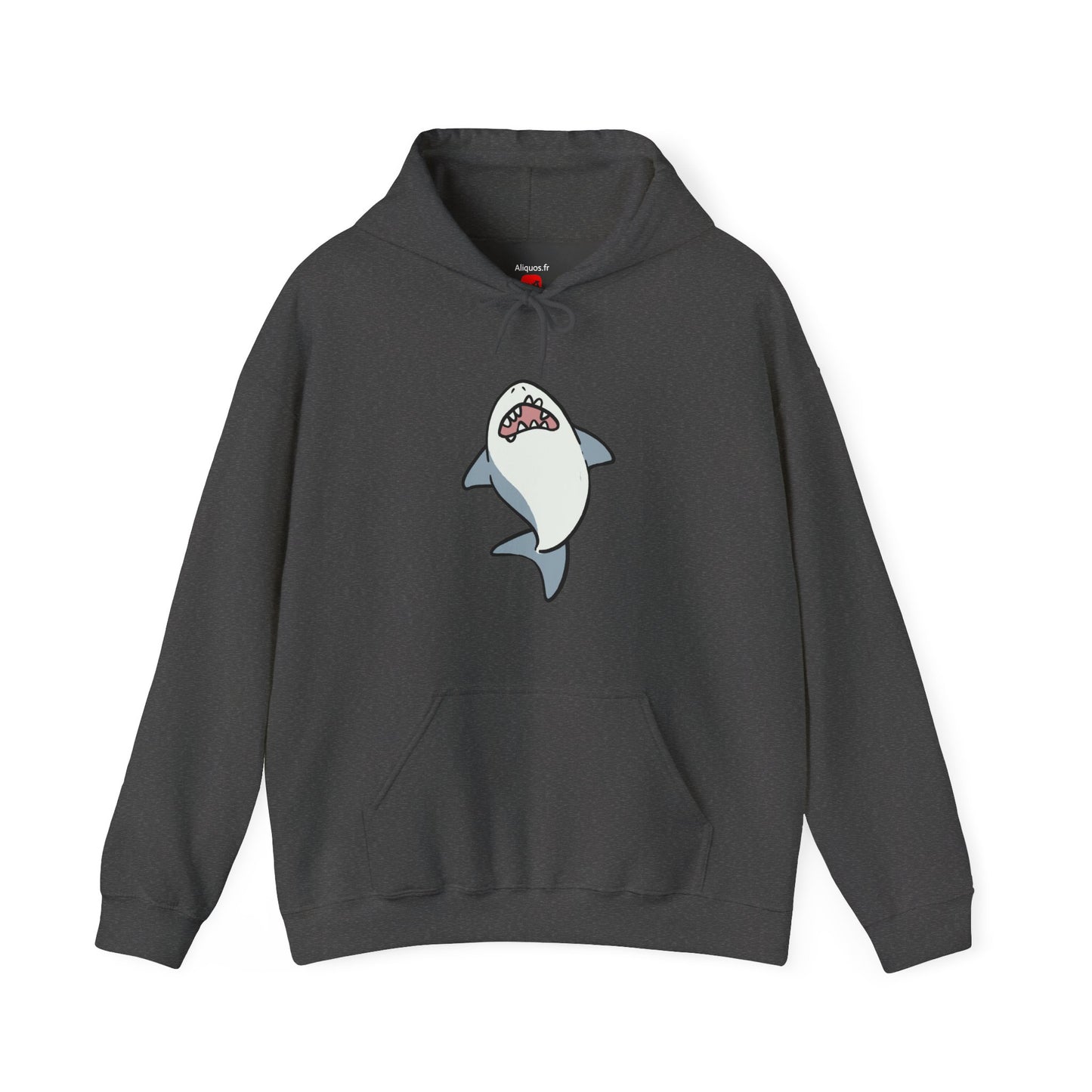 Sweat à capuche unisexe - Requin hurlant - Aliquos 