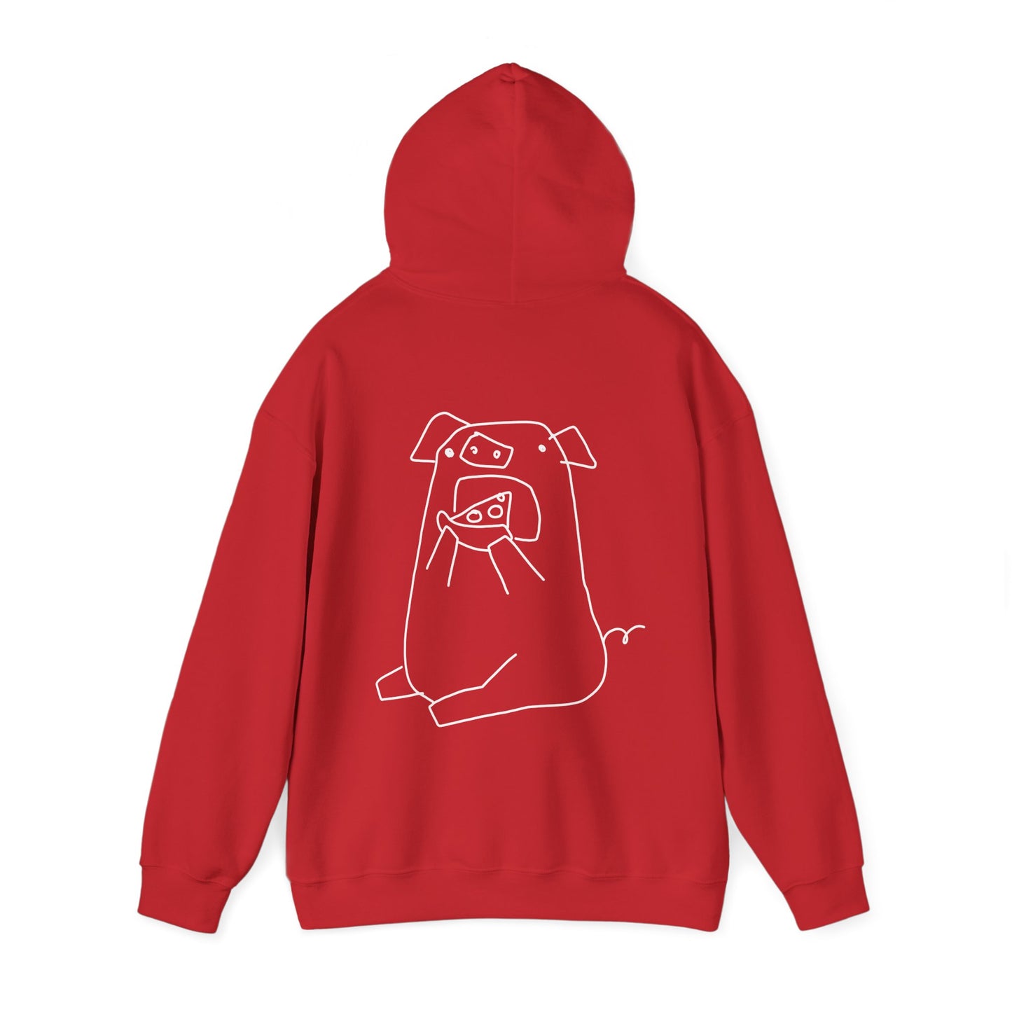 Pizza Piggy Unisex Hooded Sweatshirt - ALIQUOS