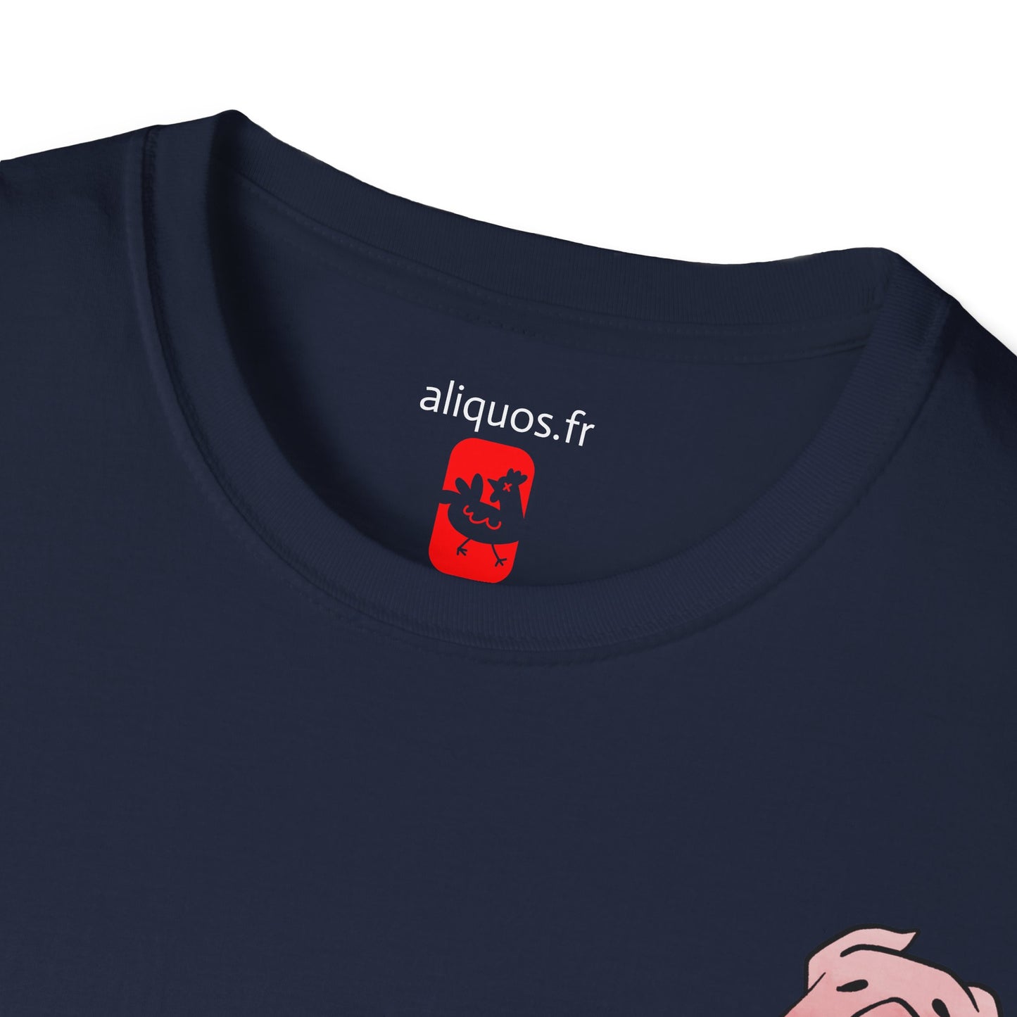 Unisex T-Shirt - Piggy Head -  Aliquos
