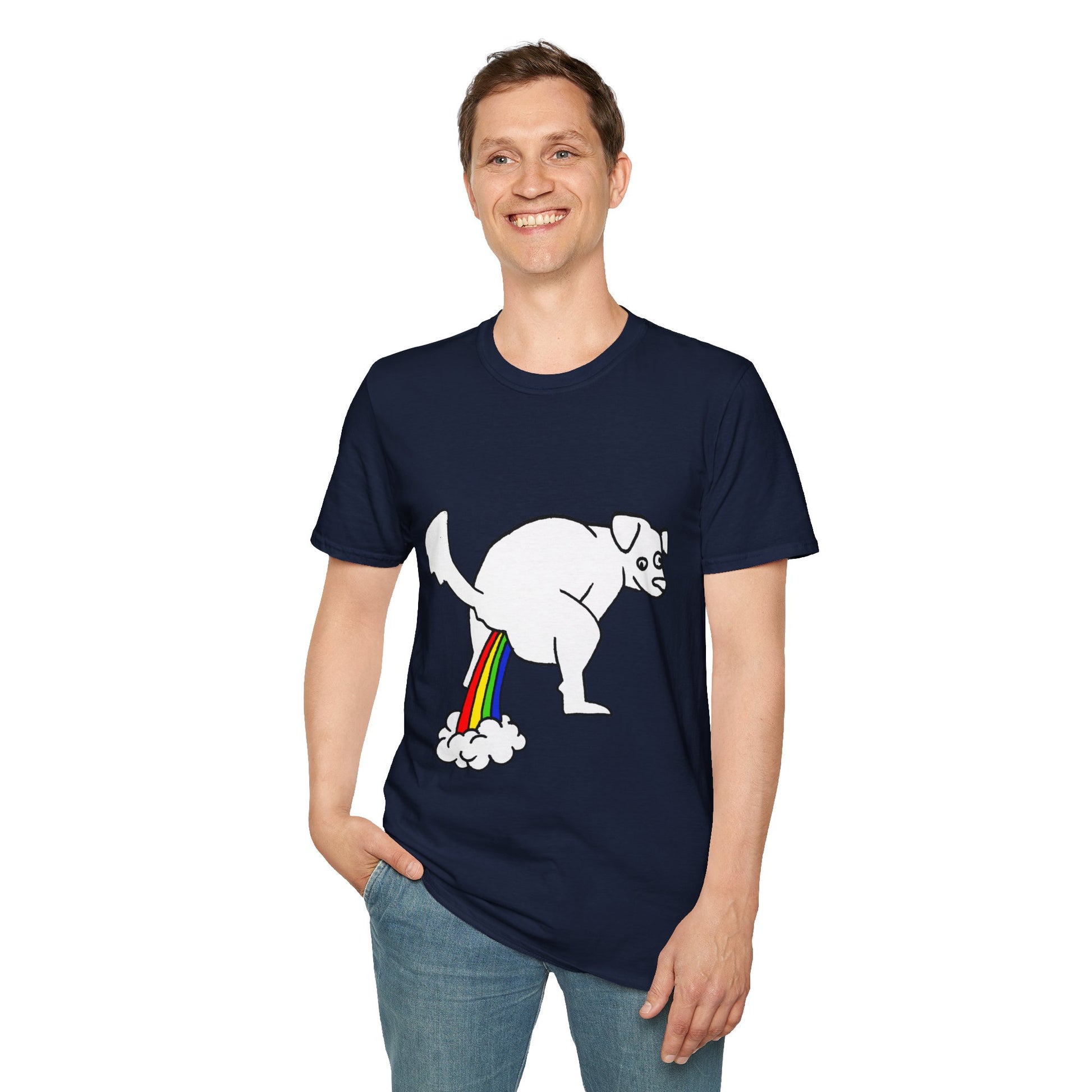 Unisex T-Shirt - Doggy Rainbow Factory - ALIQUOS