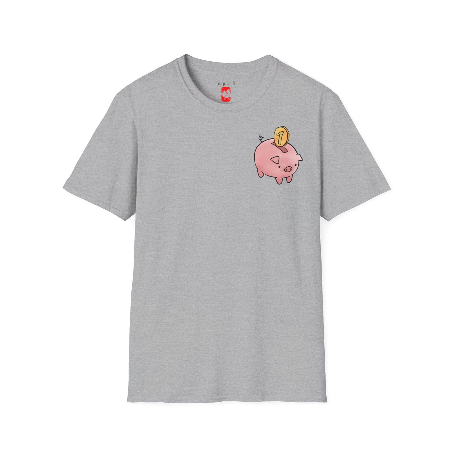 Unisex T-Shirt - Piggy Bank -  Aliquos