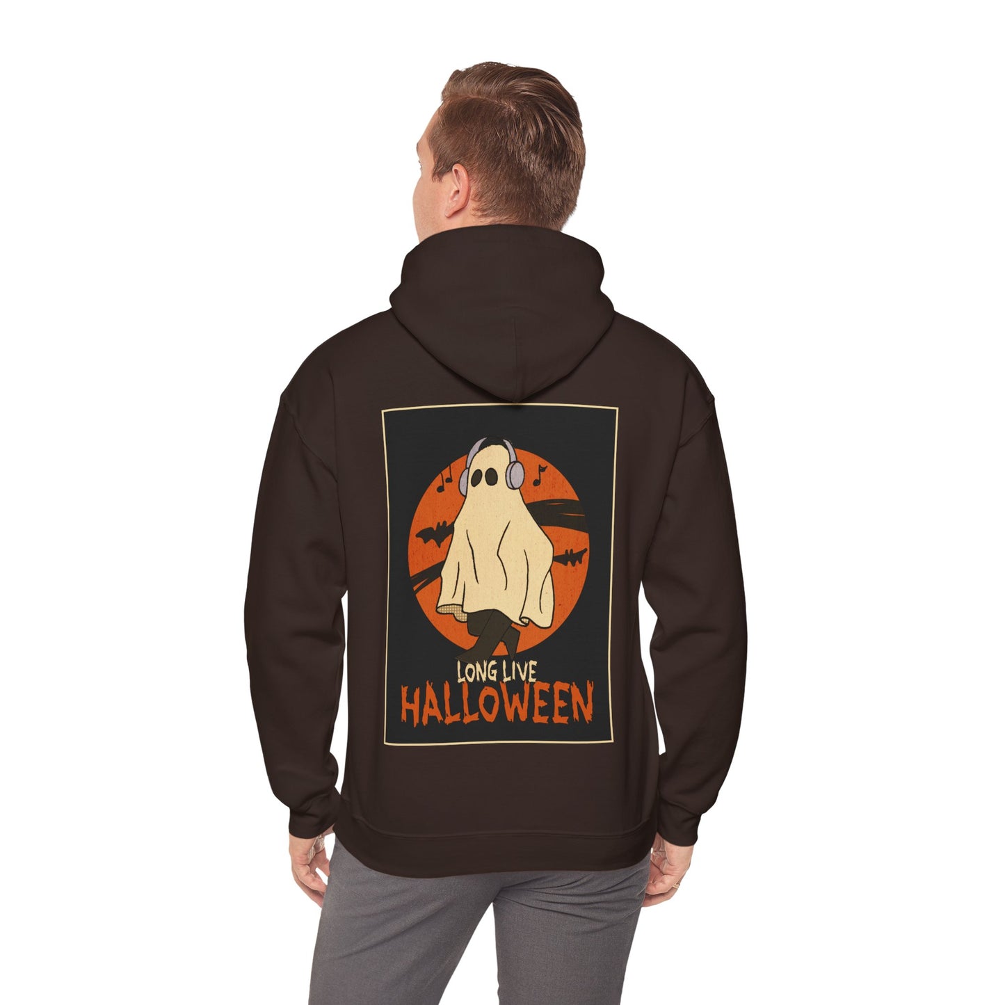 Sweat à capuche unisexe - Motif « Fantôme musical » 
