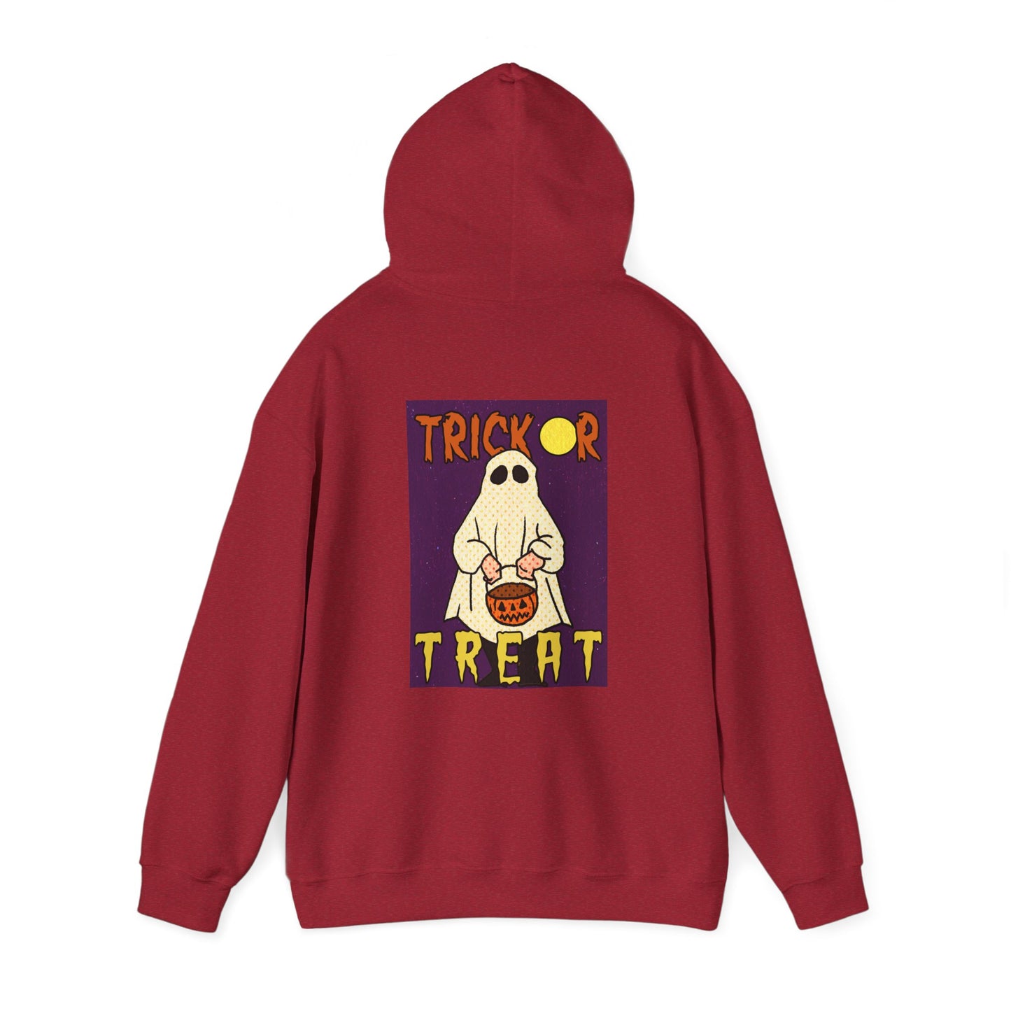 Sweat à capuche unisexe - Motif « Trick or Treat Ghost » 