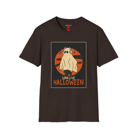 T-shirt unisexe - Motif « Fantôme musical » 