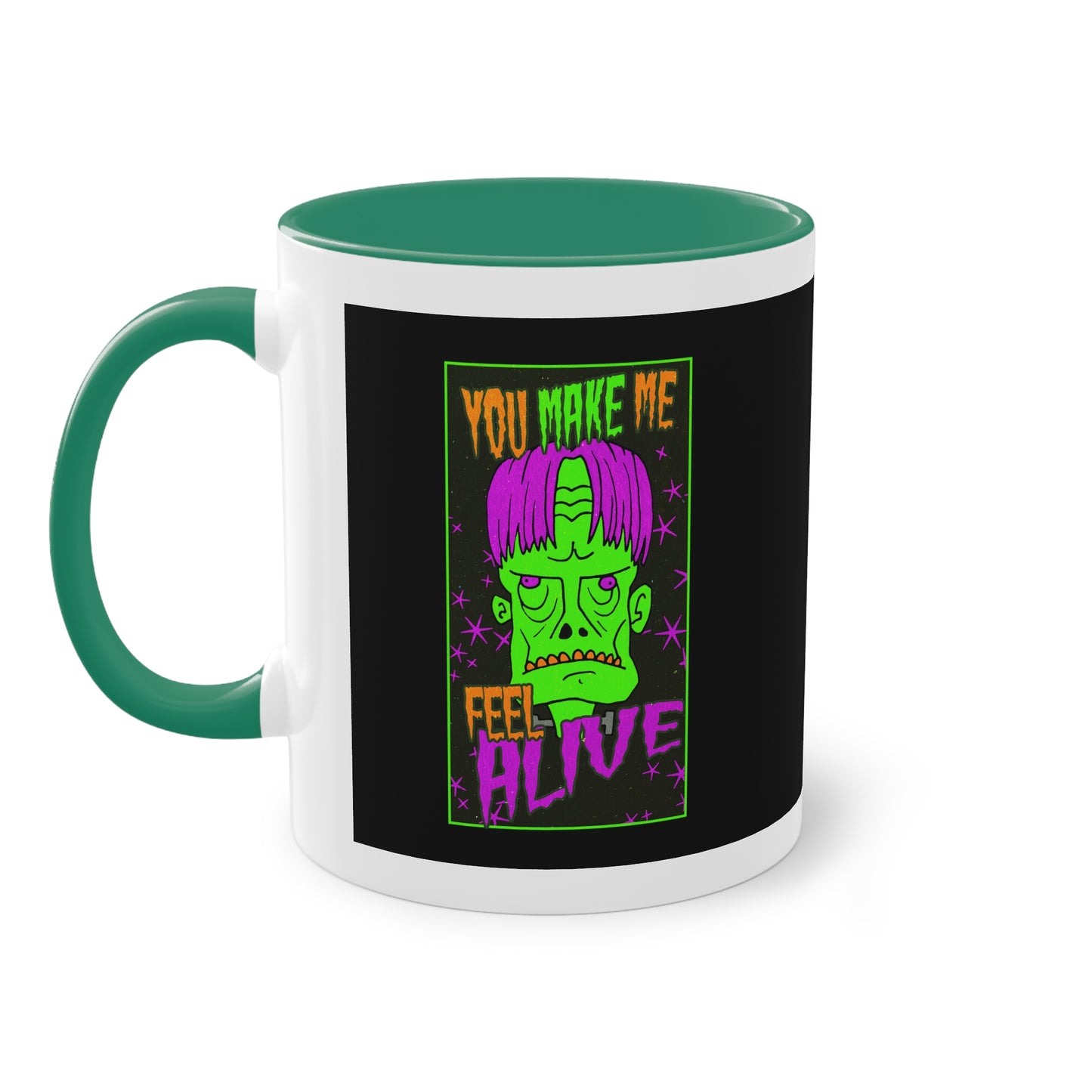 Two Tone Mug - Frankenstein Monster Design - ALIQUOS