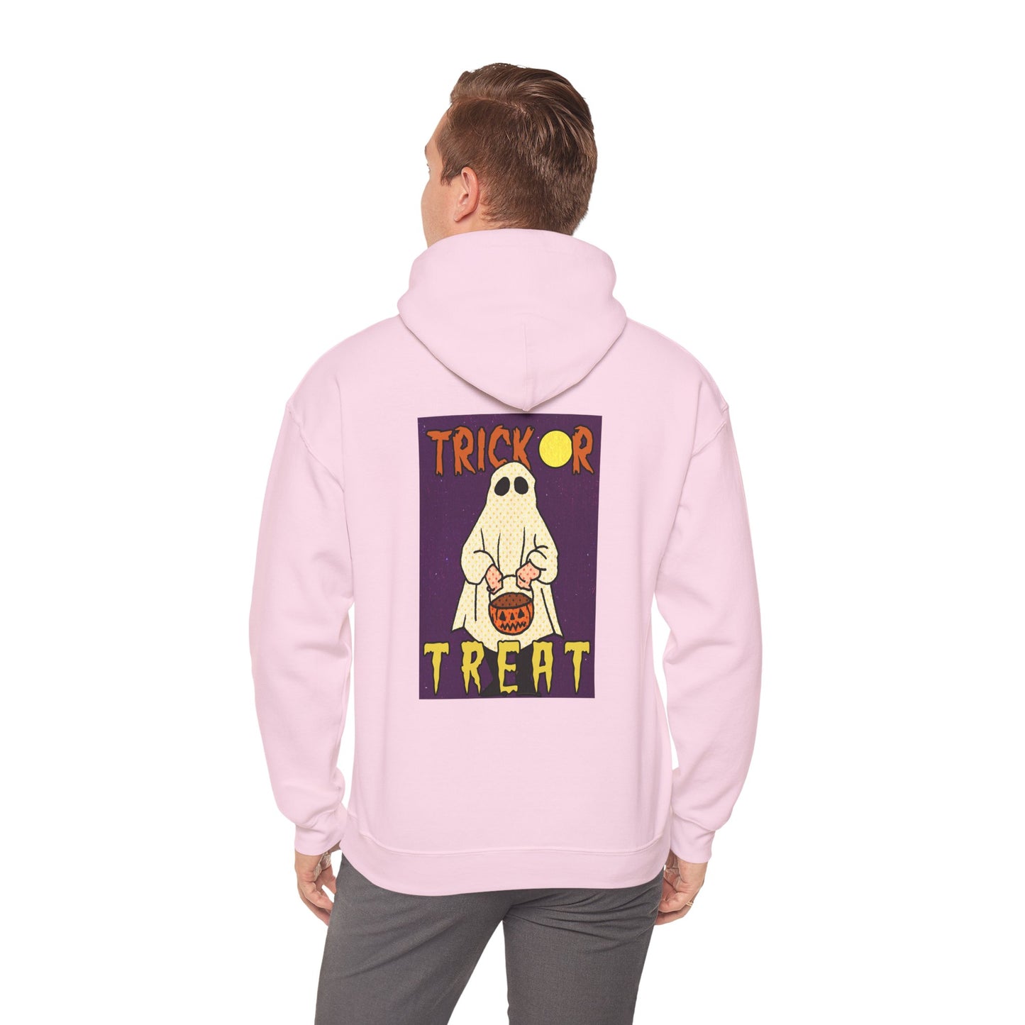Sweat à capuche unisexe - Motif « Trick or Treat Ghost » 