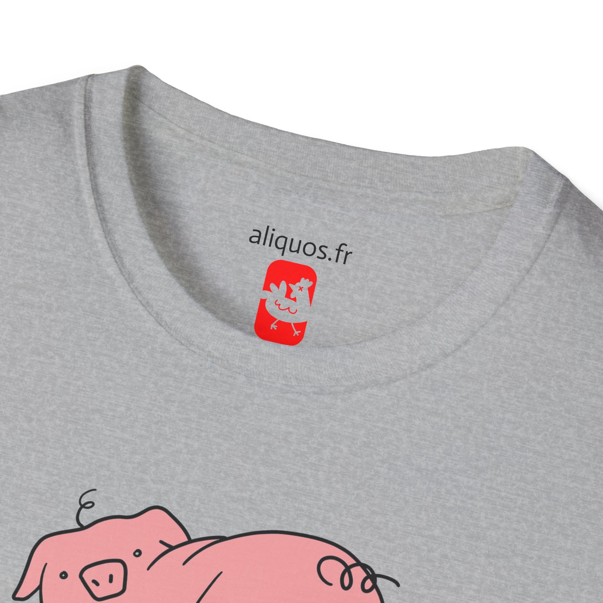 Piggy Rear Unisex Tee - ALIQUOS