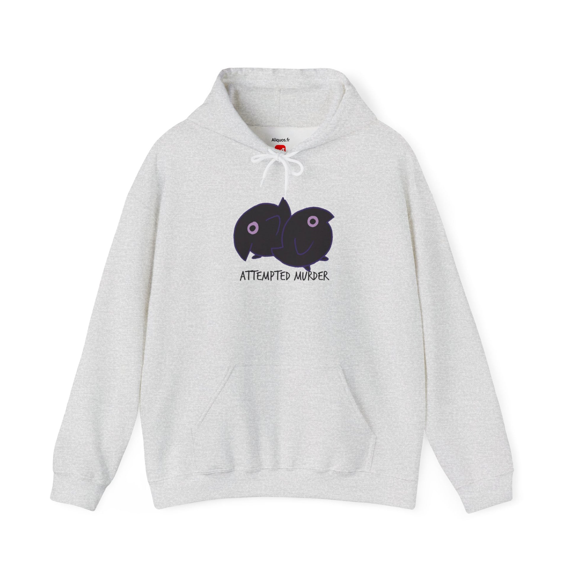 Unisex Hooded Sweatshirt -  Attempted Murder Design - ALIQUOS