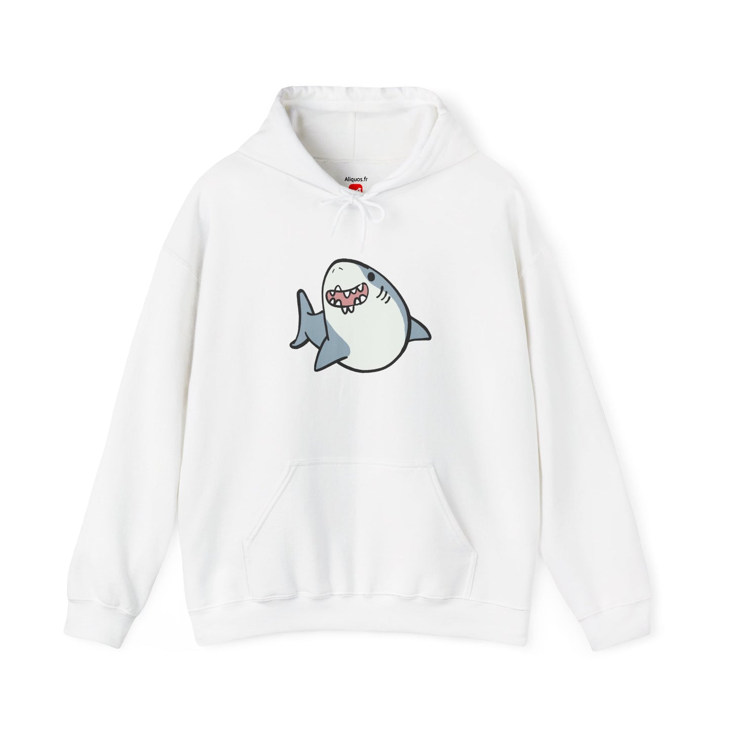 Sweat à capuche unisexe - Happy Shark - Aliquos 