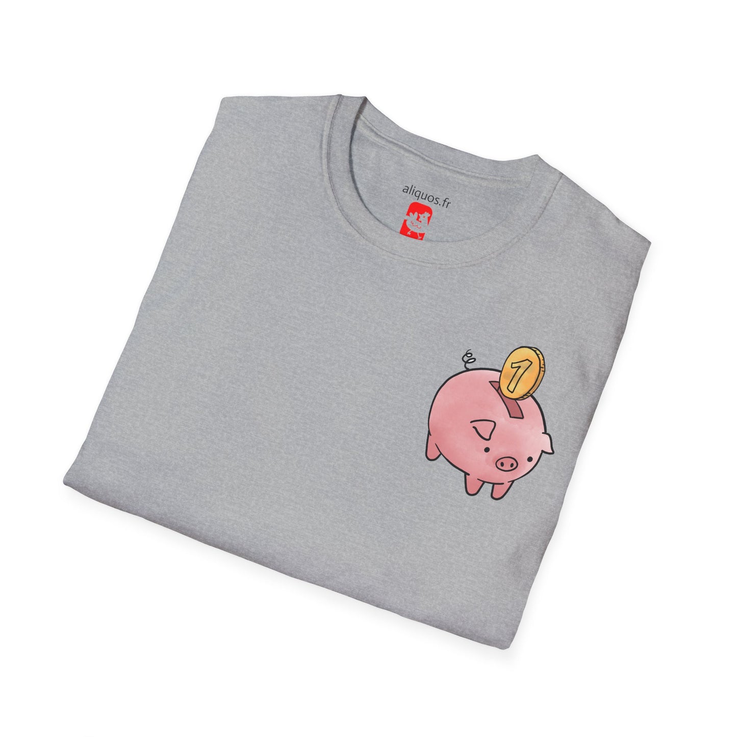 Unisex T-Shirt - Piggy Bank -  Aliquos