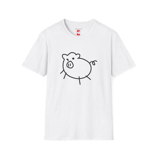 Unisex T-Shirt - Pig Fan Art -  Aliquos