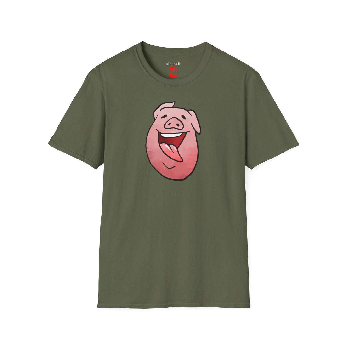 Unisex T-Shirt - Licky Piggy -  Aliquos