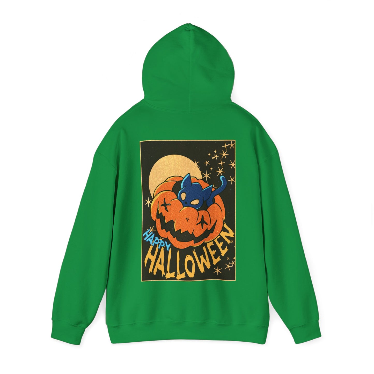 Sweat à capuche unisexe - Motif « Kitty Pumpkin » 