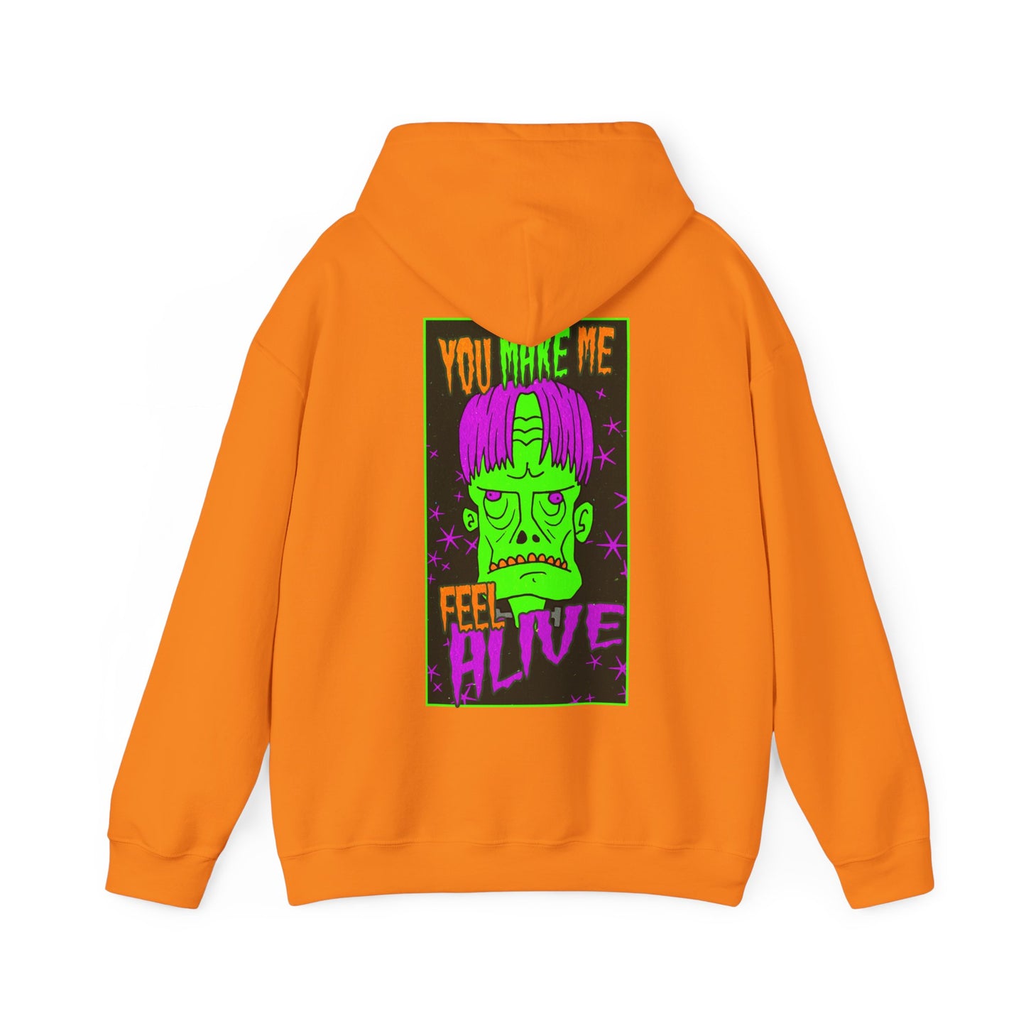 Unisex Hooded Sweatshirt - Frankenstein Monster Design - ALIQUOS