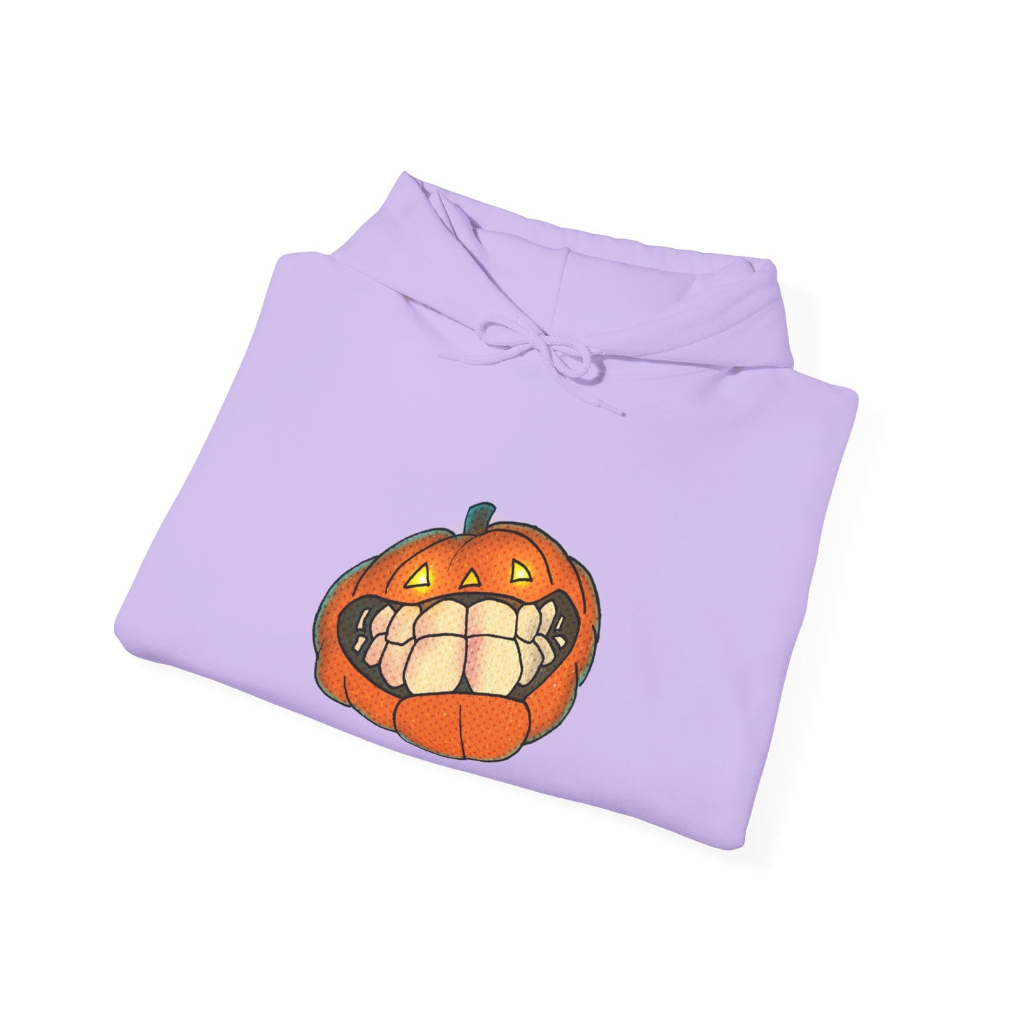 Sweat à capuche unisexe - Motif « citrouille souriante » 