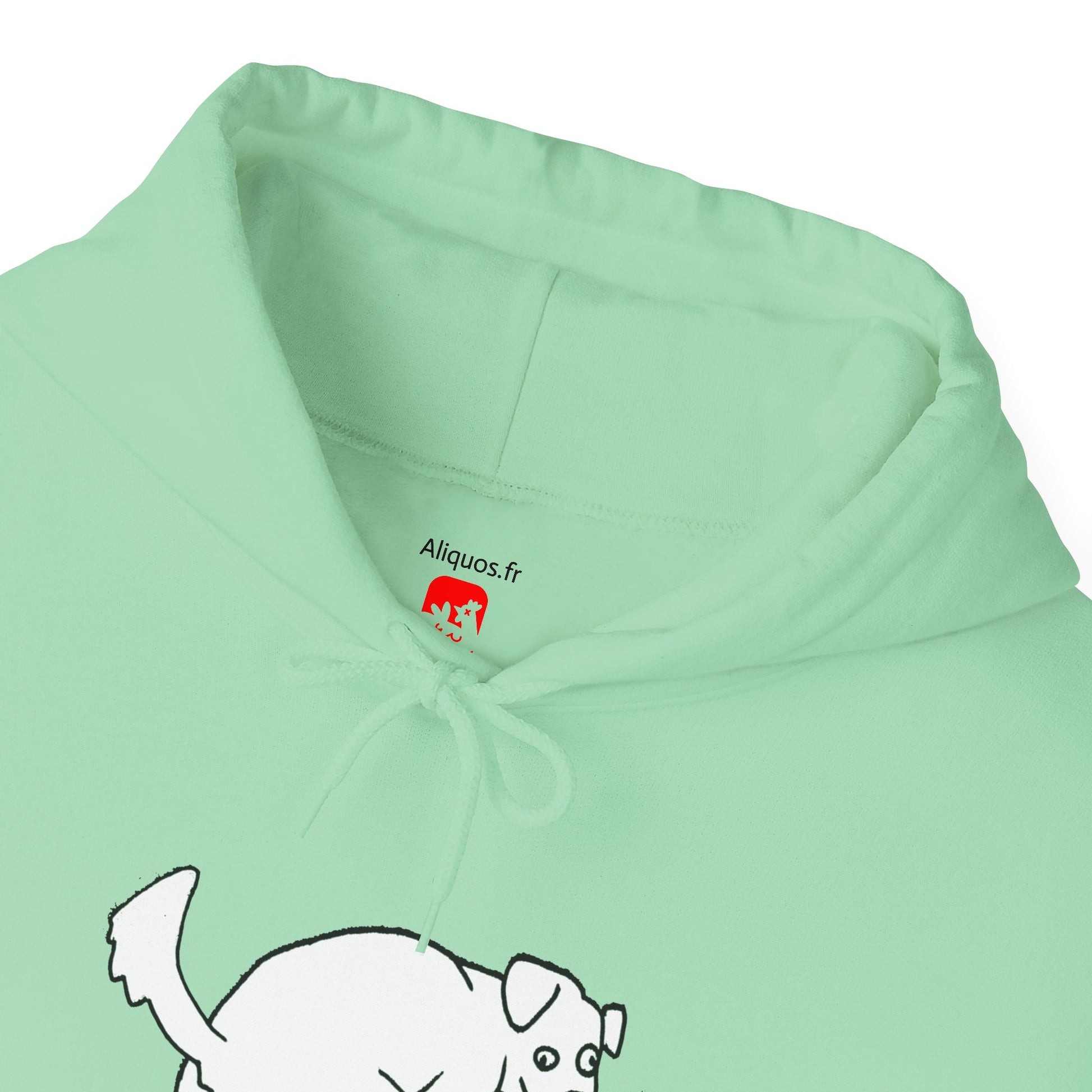 Unisex Hooded Sweatshirt -  Doggy Rainbow Factory - ALIQUOS